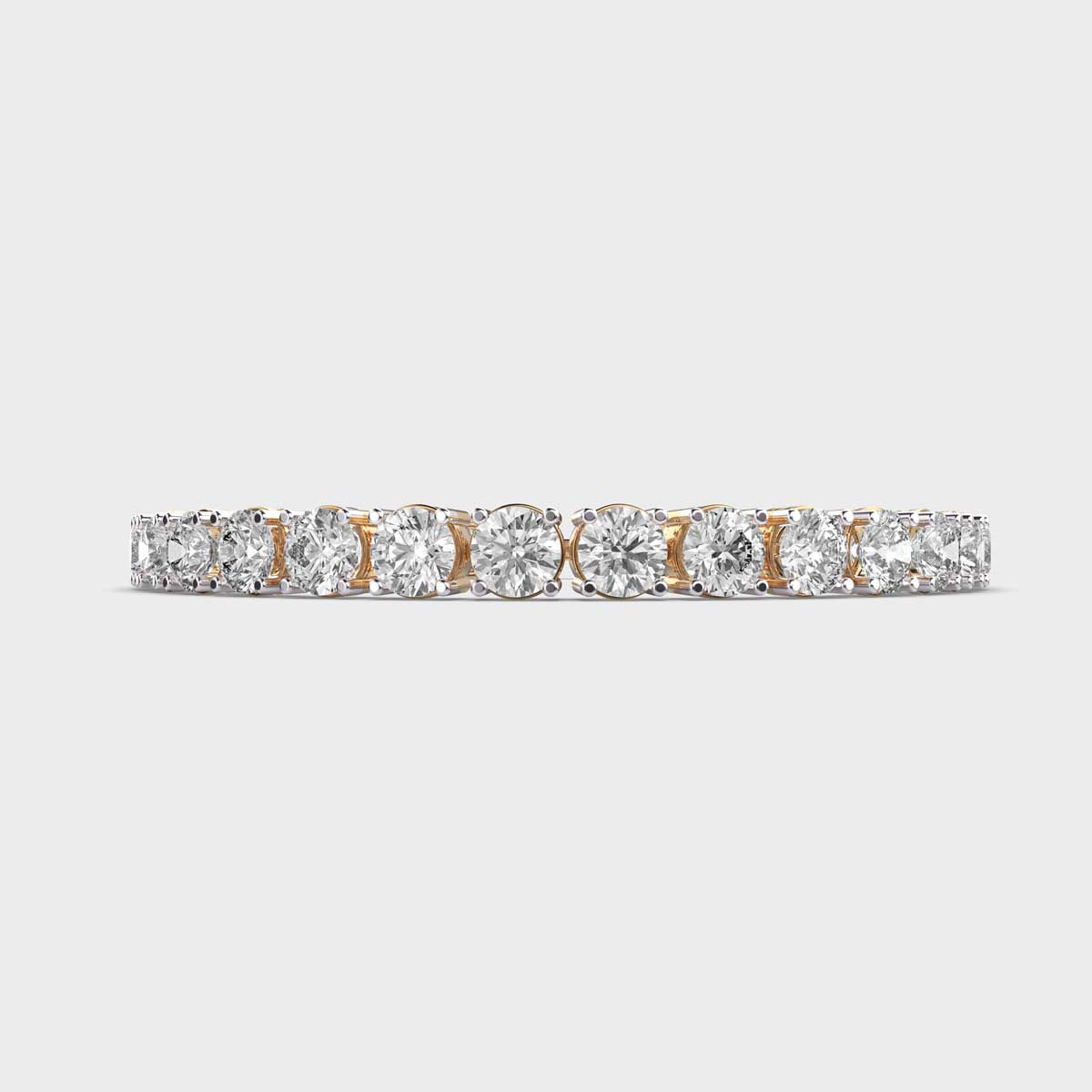 Minimal Solitaire Tennis Bracelet for Women
