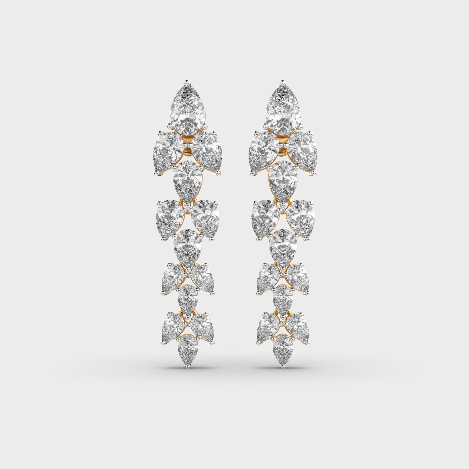 Shimmering Classic Beauty Diamond Earrings