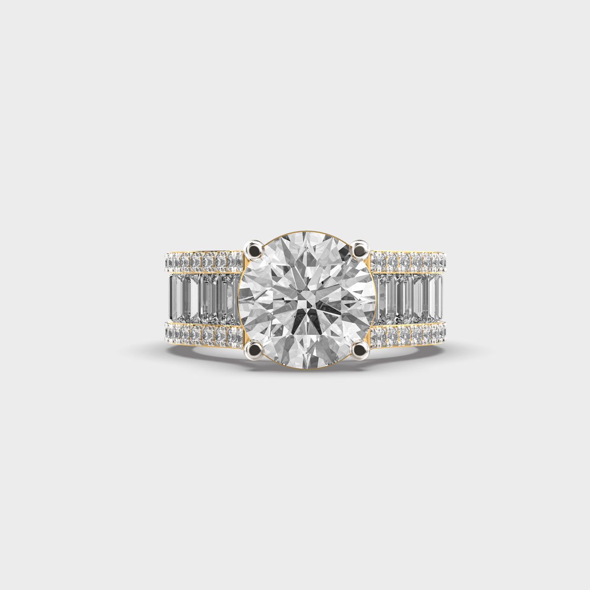 Snowflake Snow Dazzling Diamond Ring