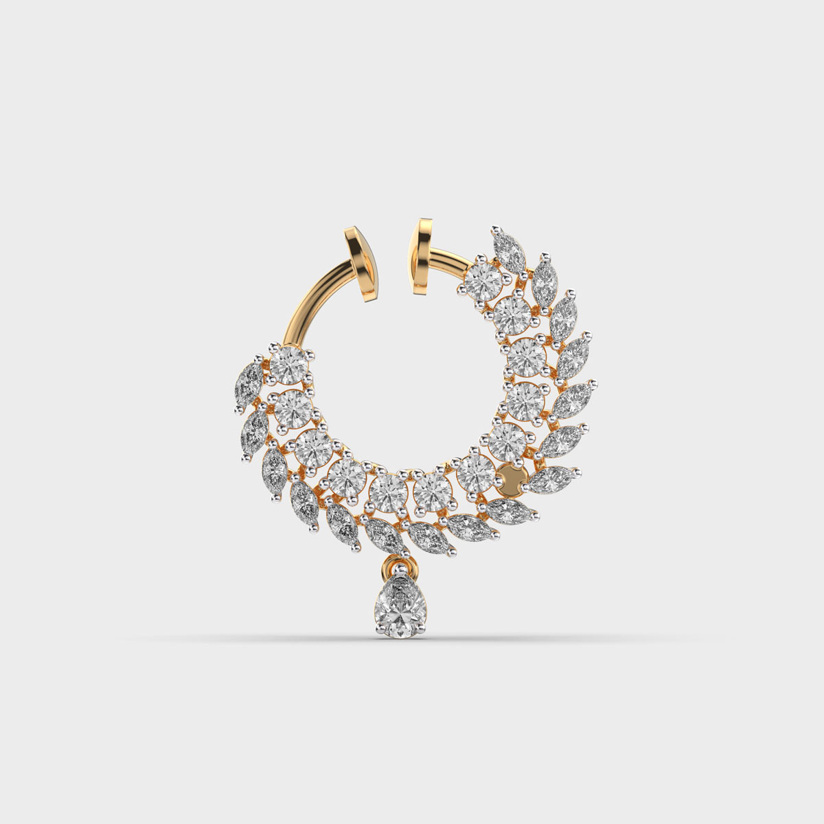 Regal Rani Gleaming Diamond Nosering