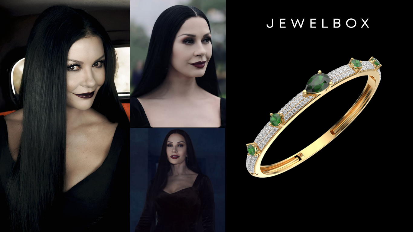 Top 5 Hauntingly Glamorous Morticia Addams Halloween Edit 8 Hauntingly Elegant Victorian Green Stone Bracelet for a Morticia-Inspired Halloween